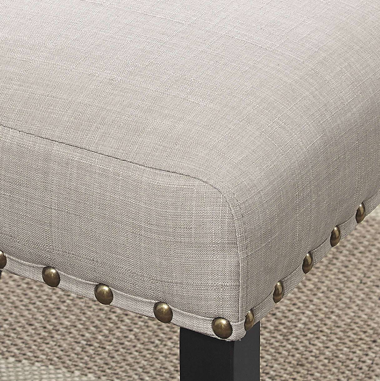 Eleanor Upholstered Dining Chairs with Nailhead Trim - Set of 2