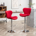 Ellston Upholstered Adjustable Swivel Barstools