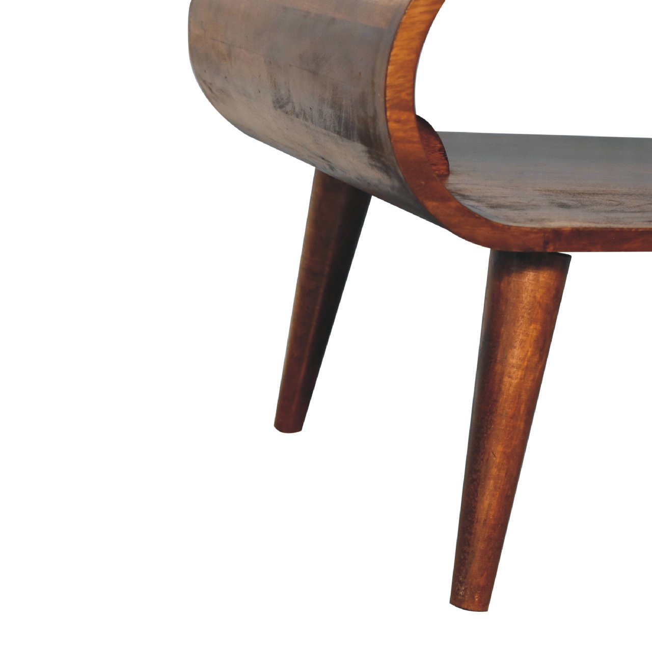 Open Chestnut Coffee Table, Nordic Legs