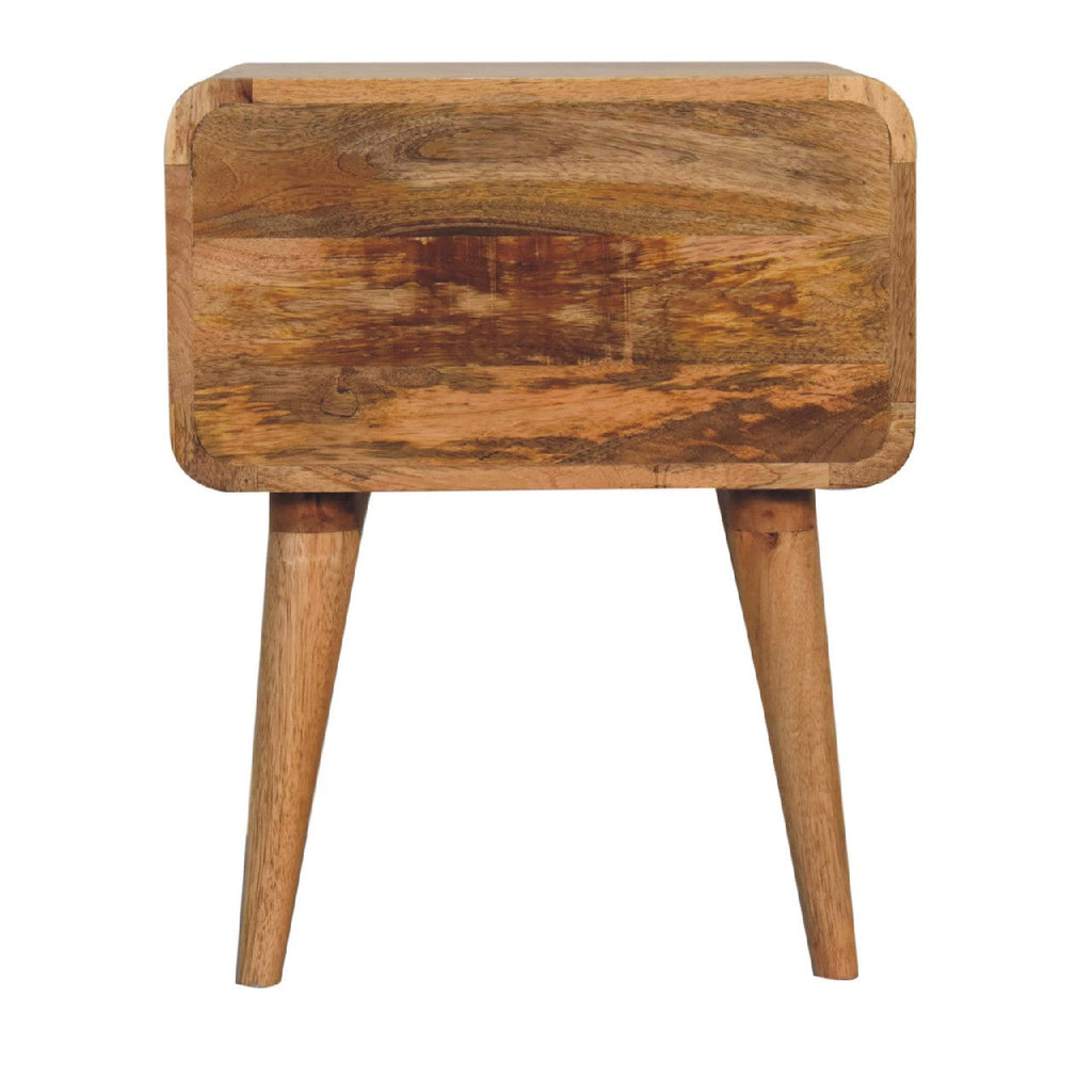Close-Knit 2-Drawer Nightstand, Nordic Legs