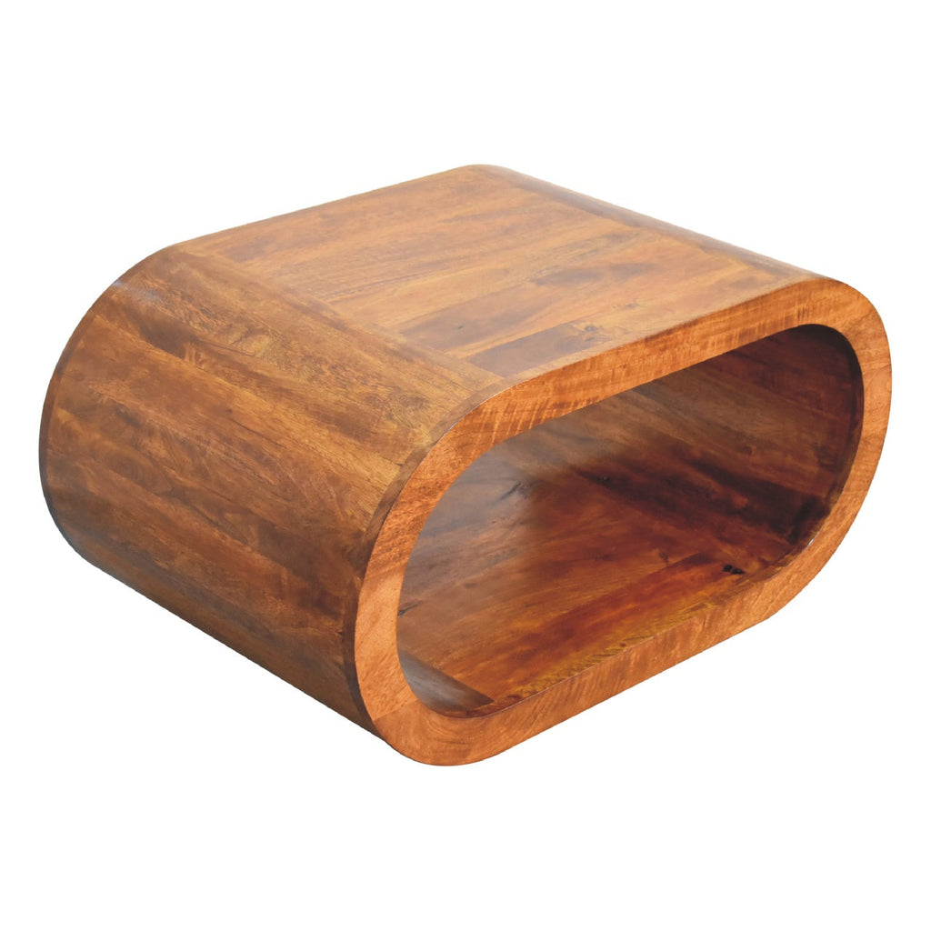 Amaya Coffee Table, Oval, Chestnut