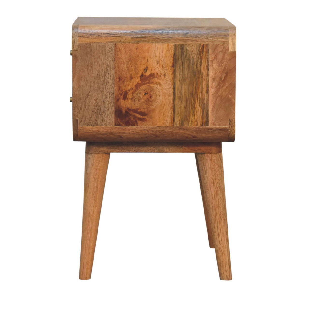 Close-Knit 2-Drawer Nightstand, Nordic Legs