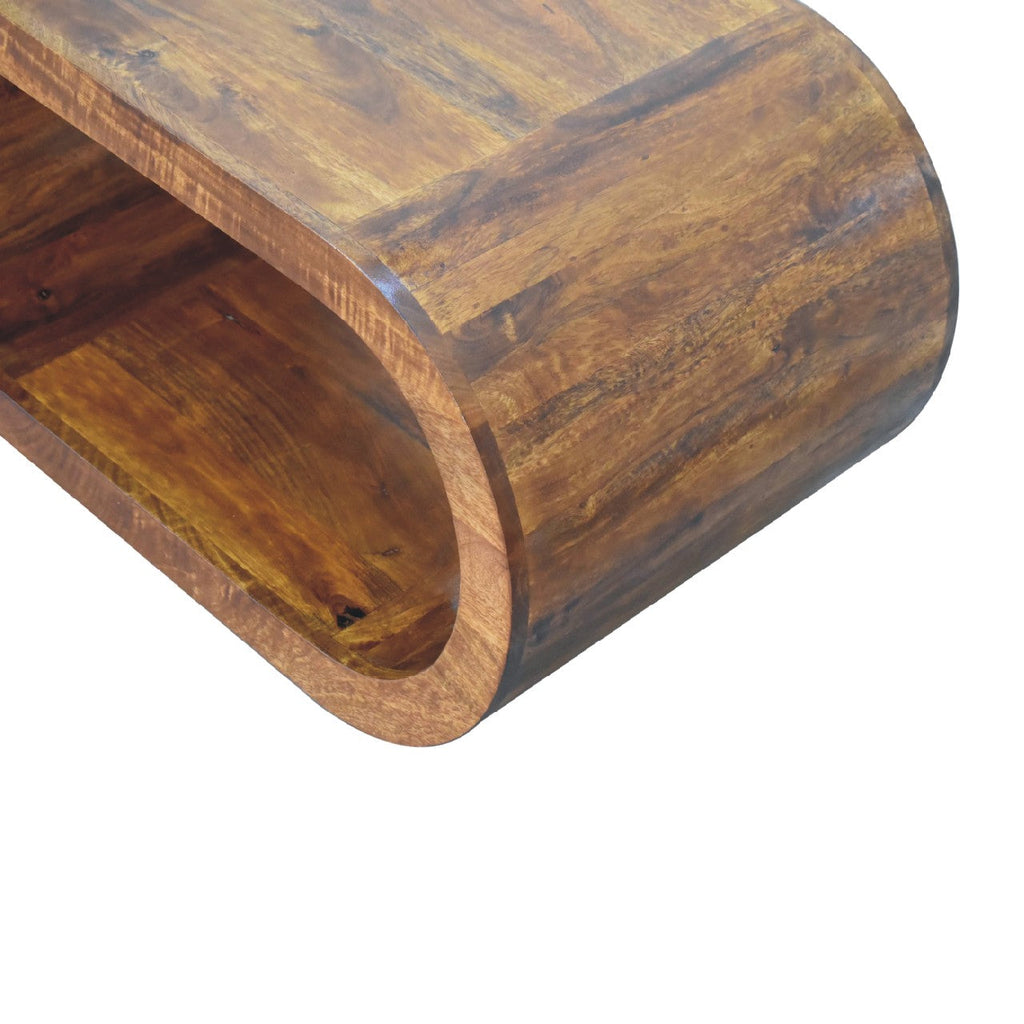 Amaya Coffee Table, Oval, Chestnut