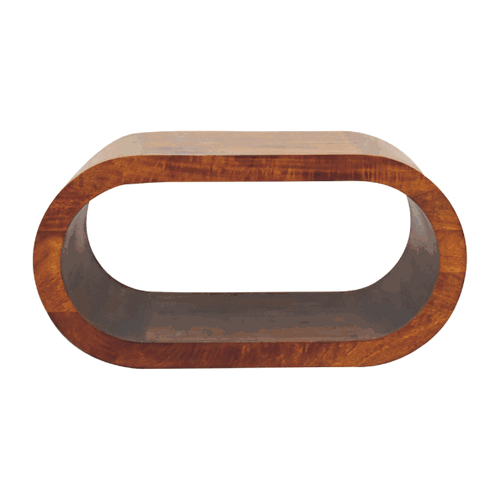 Amaya Coffee Table, Oval, Chestnut