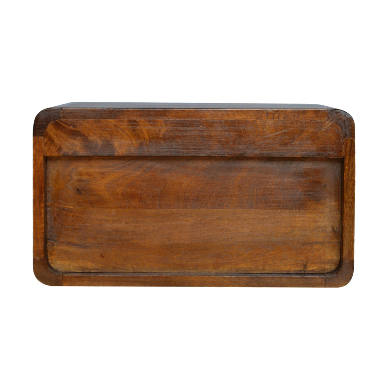 Solid Wood Curve Floating Nightstand