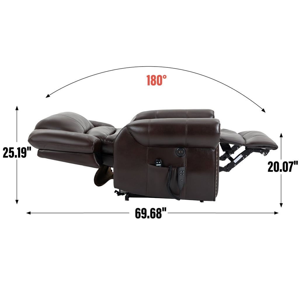 Power Lift Recliner Chair with Heat and Massage