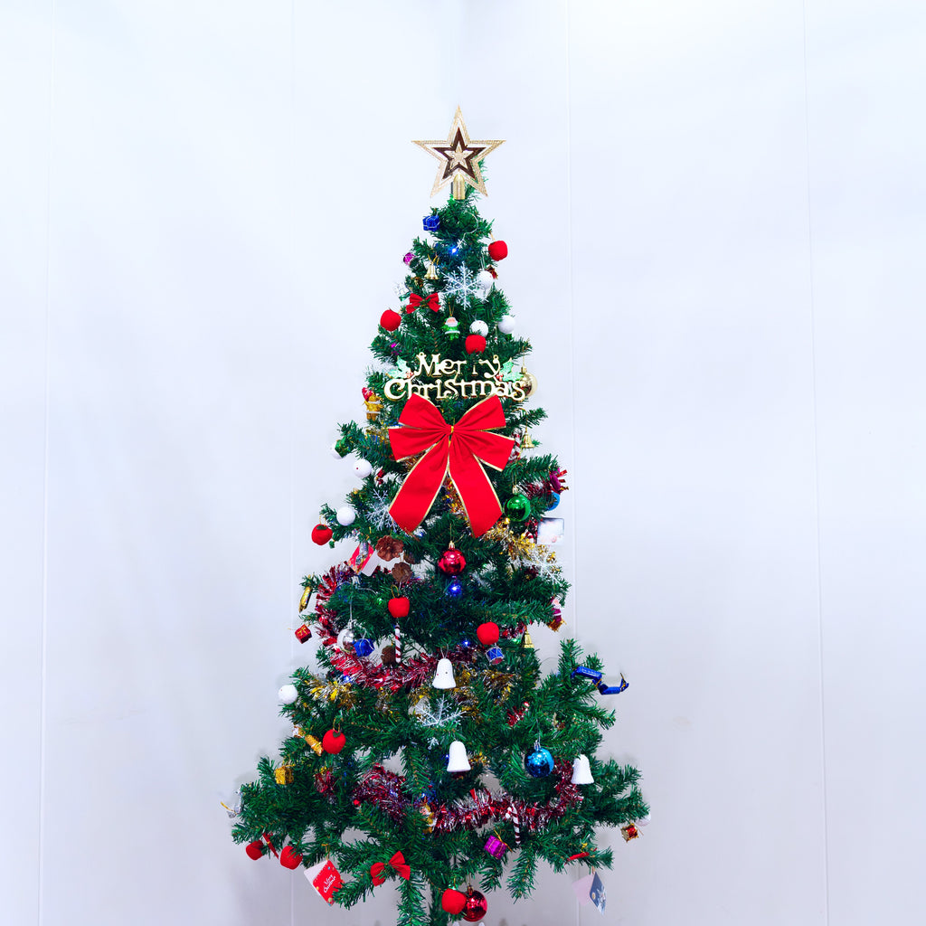 6ft Artificial Christmas Tree with LED Energy-Saving Lights
