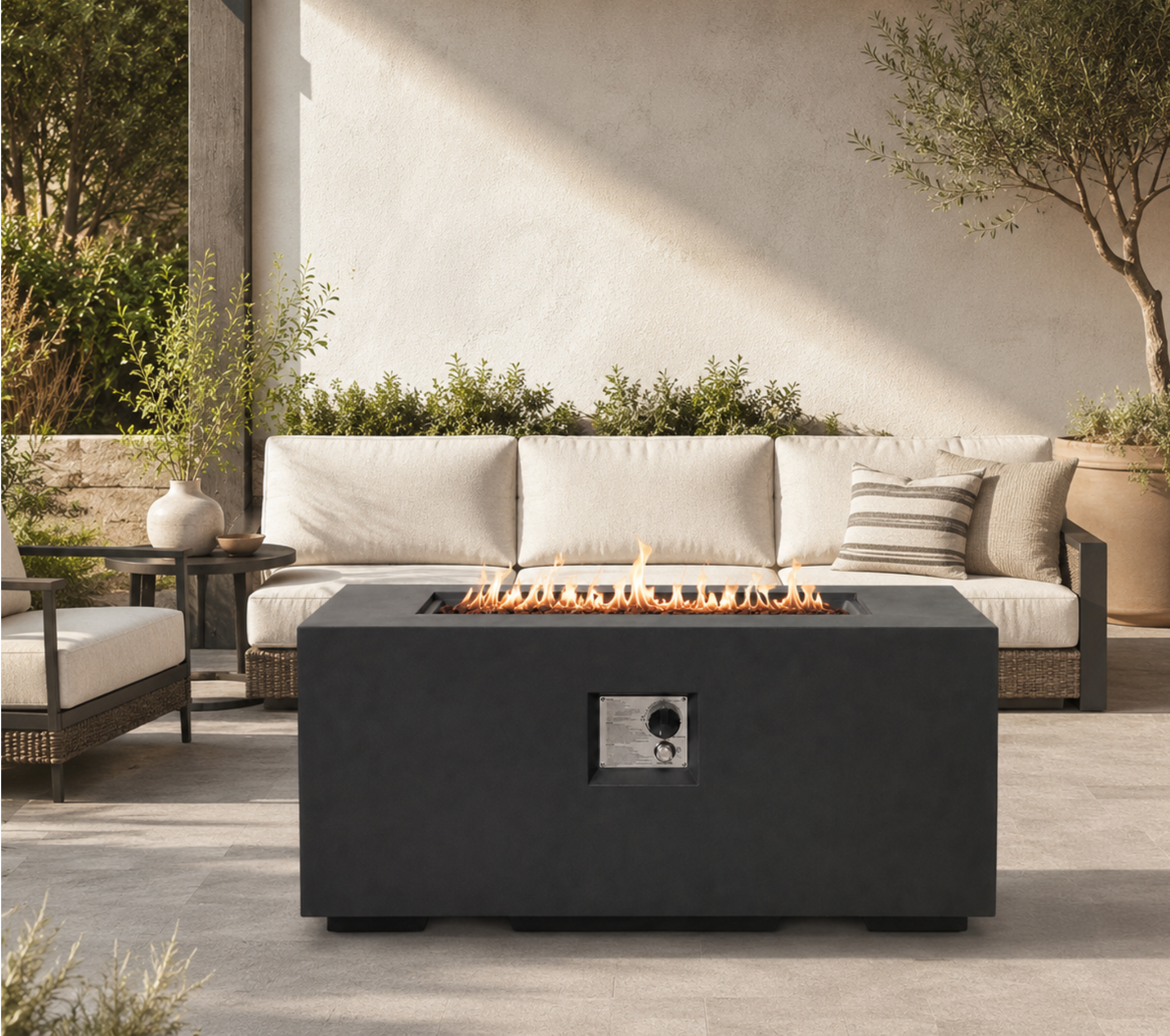 42-Inch Outdoor Fire Pit Table