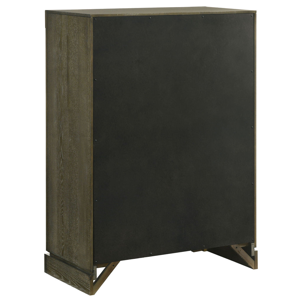 Harbington - 5 Drawer Chest - Chocolate