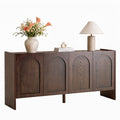 Mid-Century Modern 4-Door Credenza Sideboard