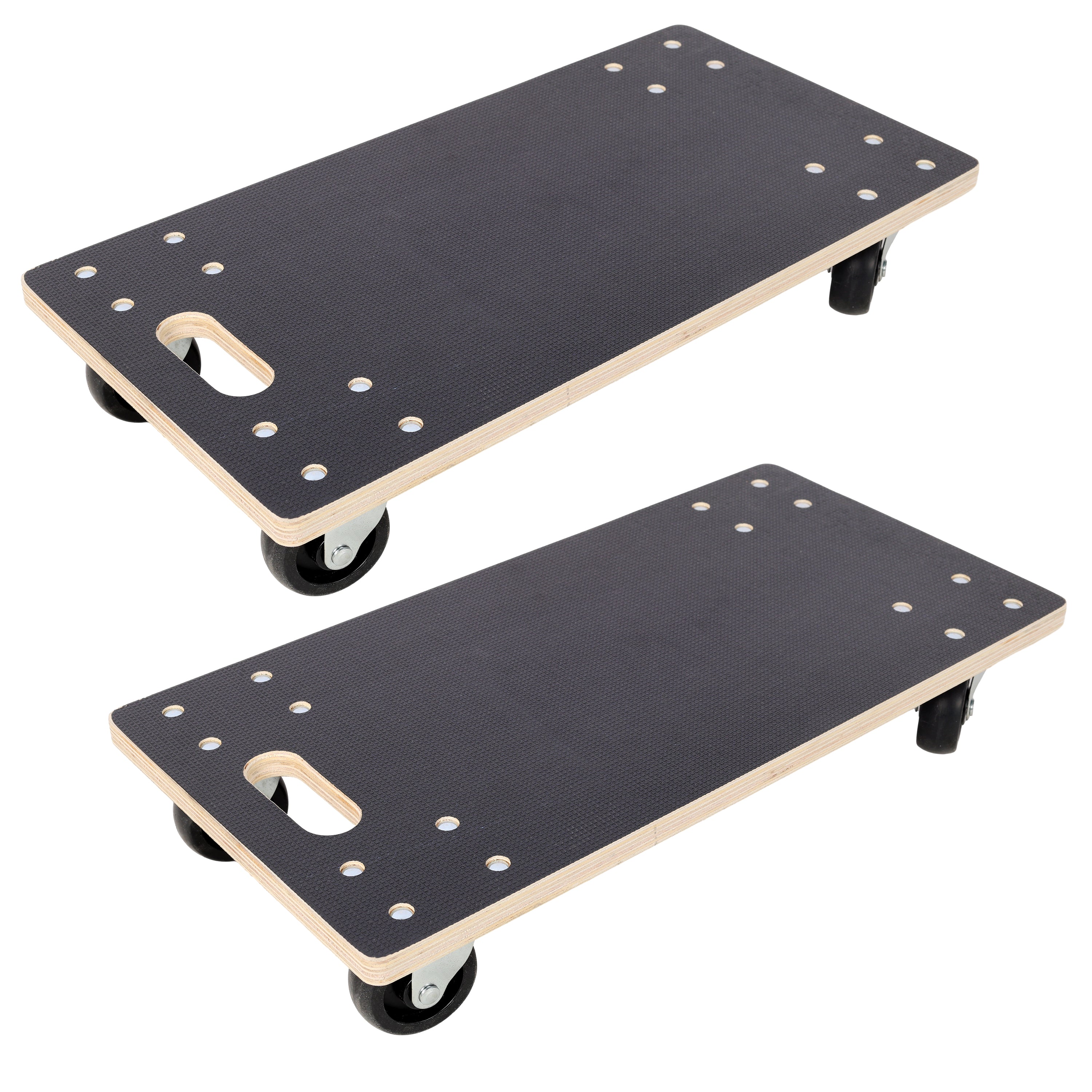 Furniture Moving Wooden Dolly with 4 PP Wheels - 2 Pack