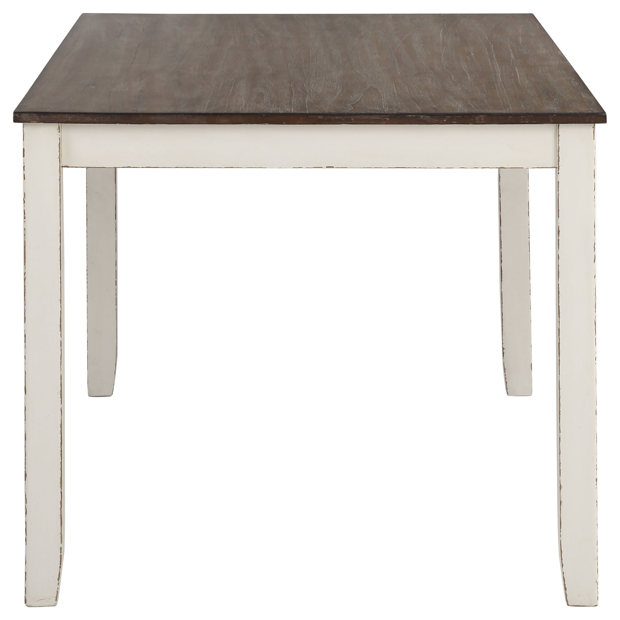 Ebers - 7 Dining Set With 2 Tone Upholstered Chairs - Vanilla White