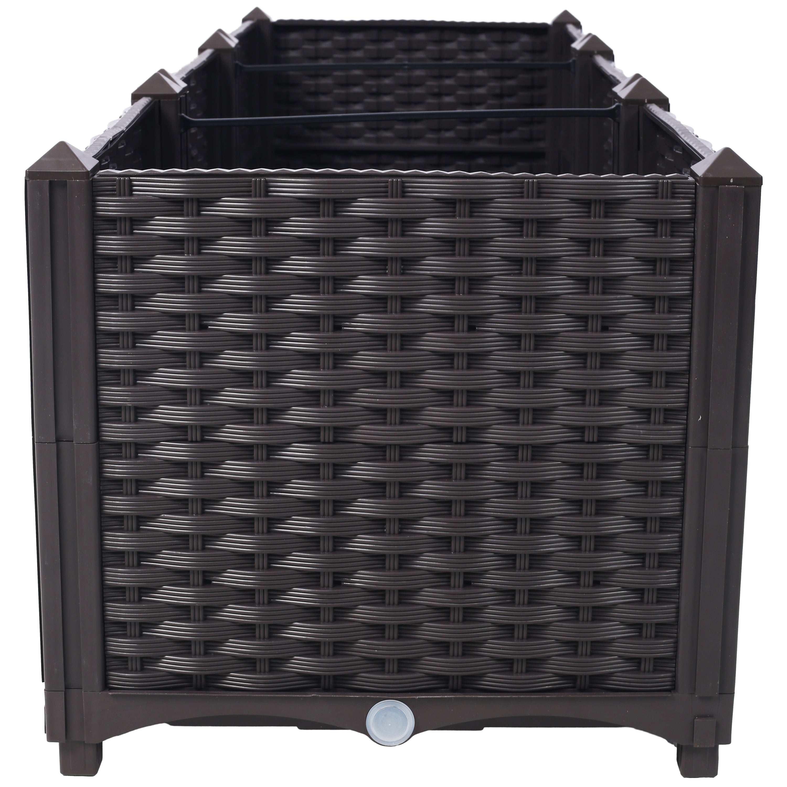 Deep Raised Garden Bed Plastic Planter Boxes