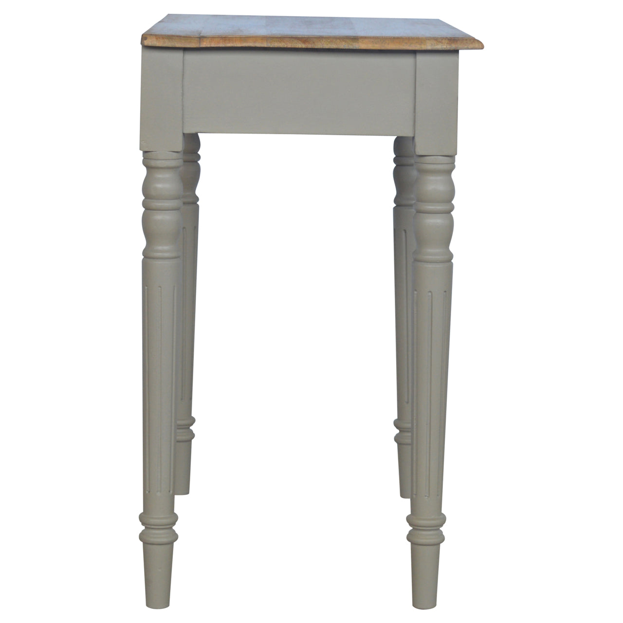 Solid Wood Hand Painted Writing Desk, 1-Drawer