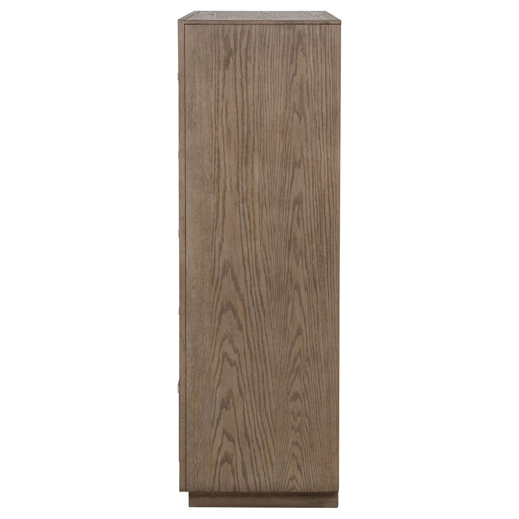 Gibbons Barley - 5 Drawer Bedroom Chest - Brown