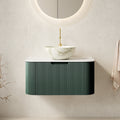 DINA 30" Bathroom Vanity & Sink, Floating Curved Edges