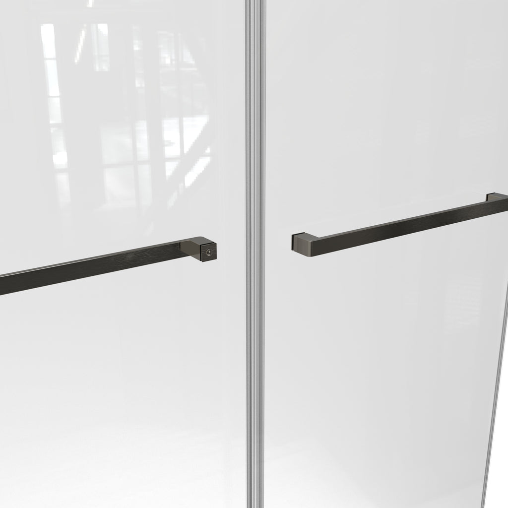 60"W x 75"H Double-Sliding Shower Door