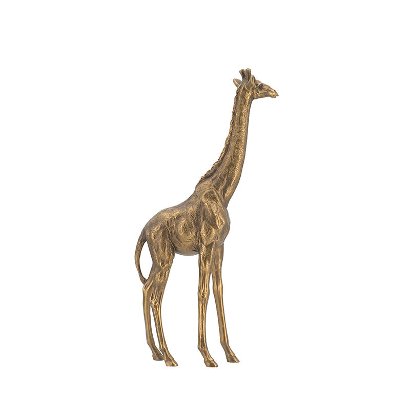 5.9x2.2x11.2" Giraffe Statuette, Animal Statue Décor