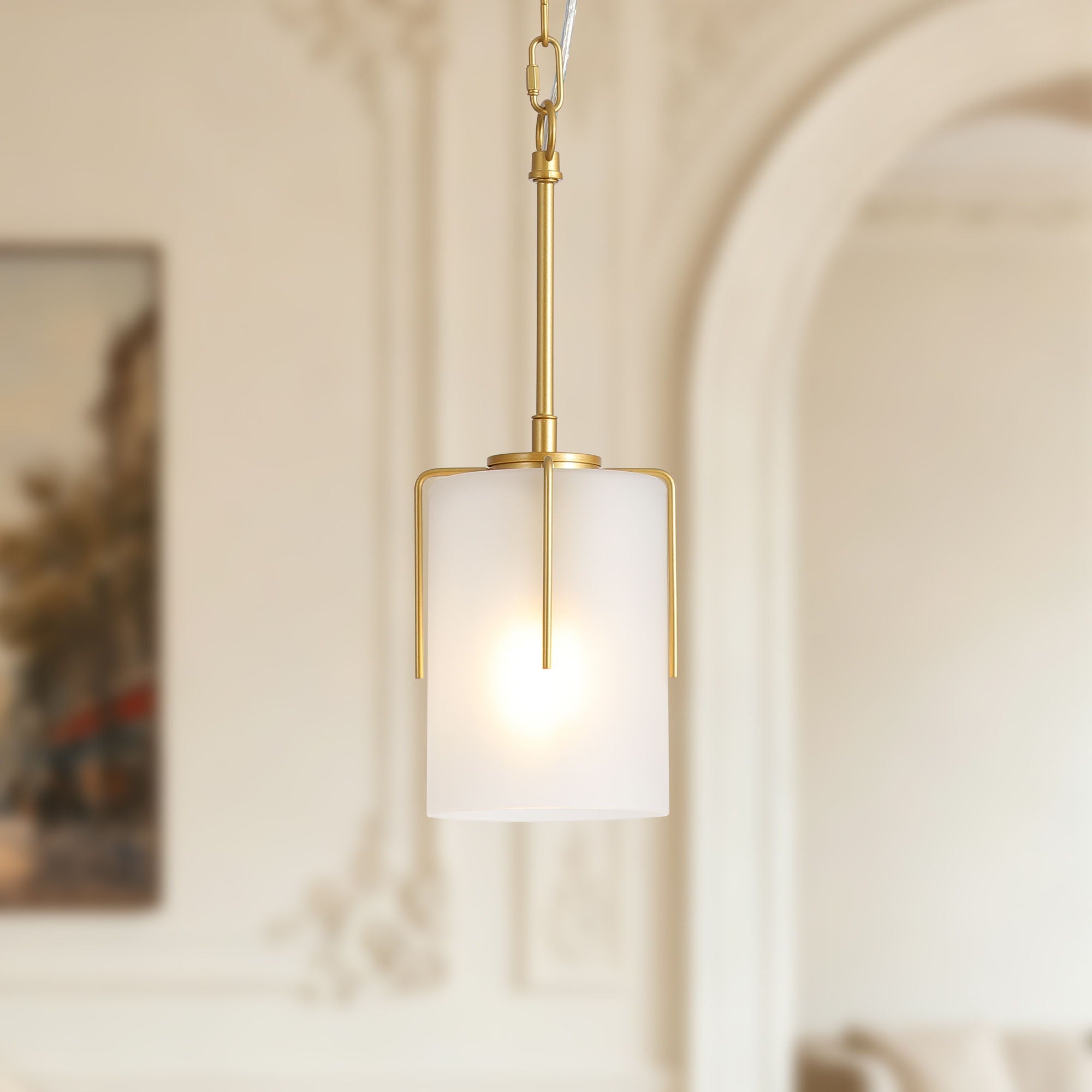 Adjustable Cylindrical Pendant Light