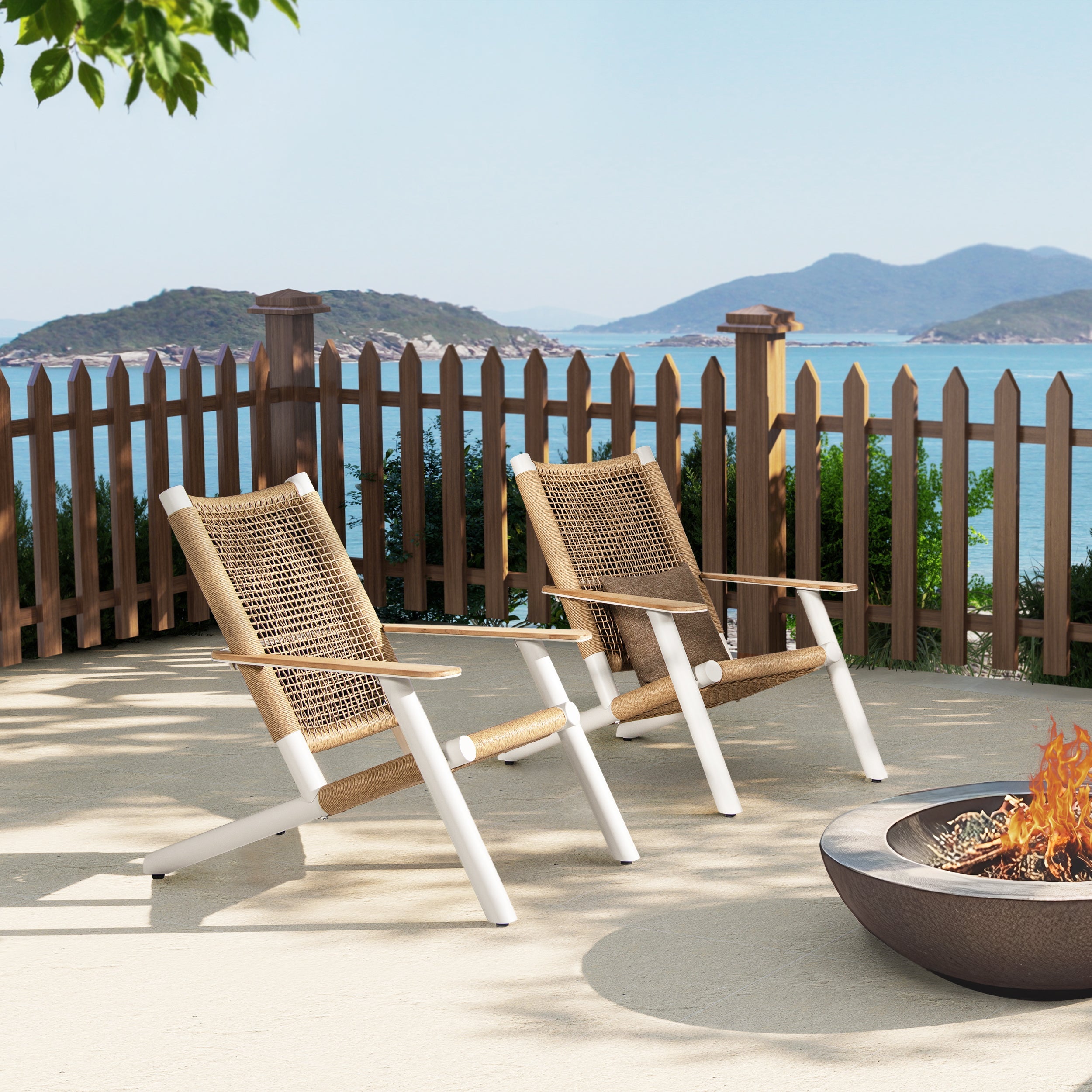 Atlas Adirondack Outdoor Lounge Chair