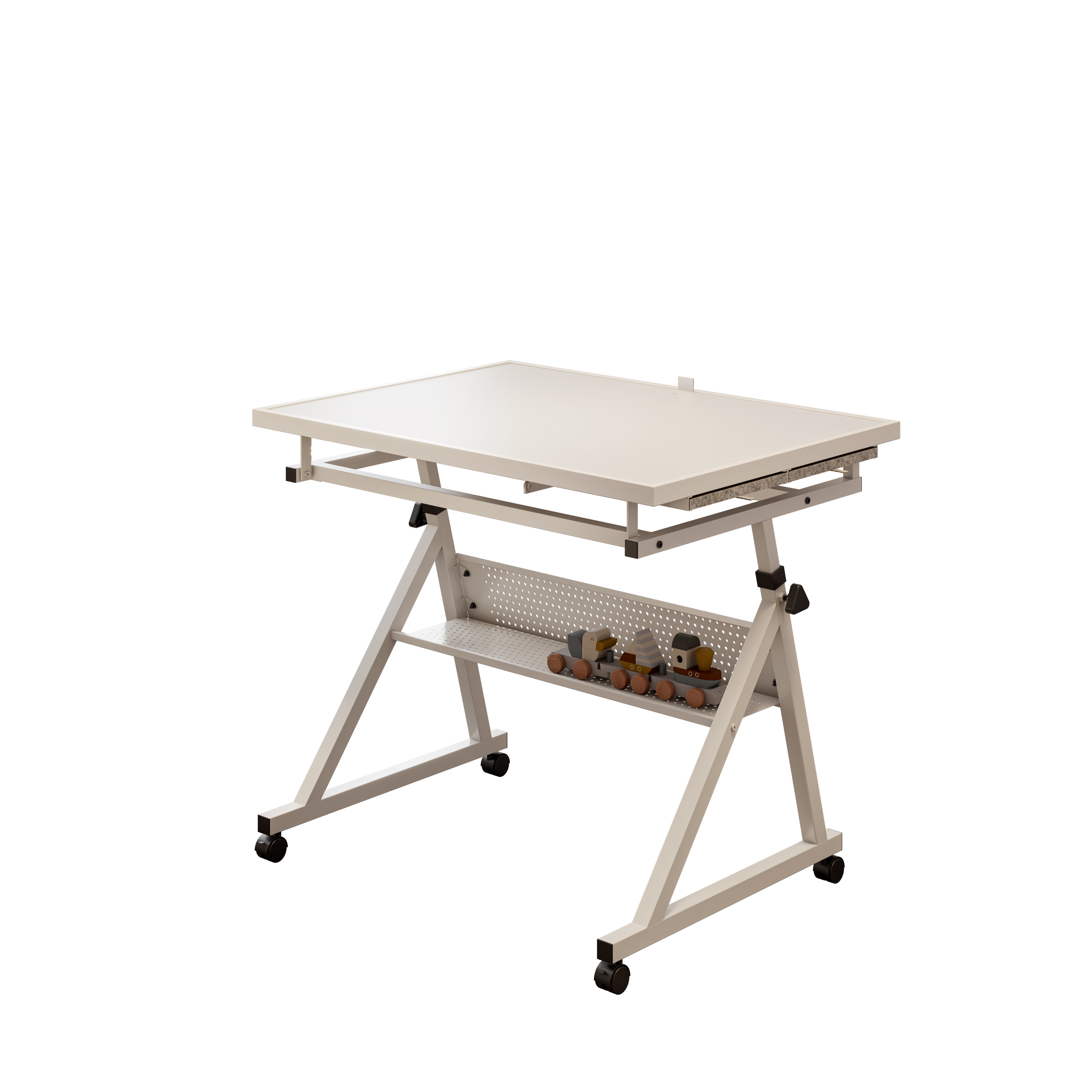 1500 Pieces Jigsaw Puzzle Metal Table Board with 4 Trays