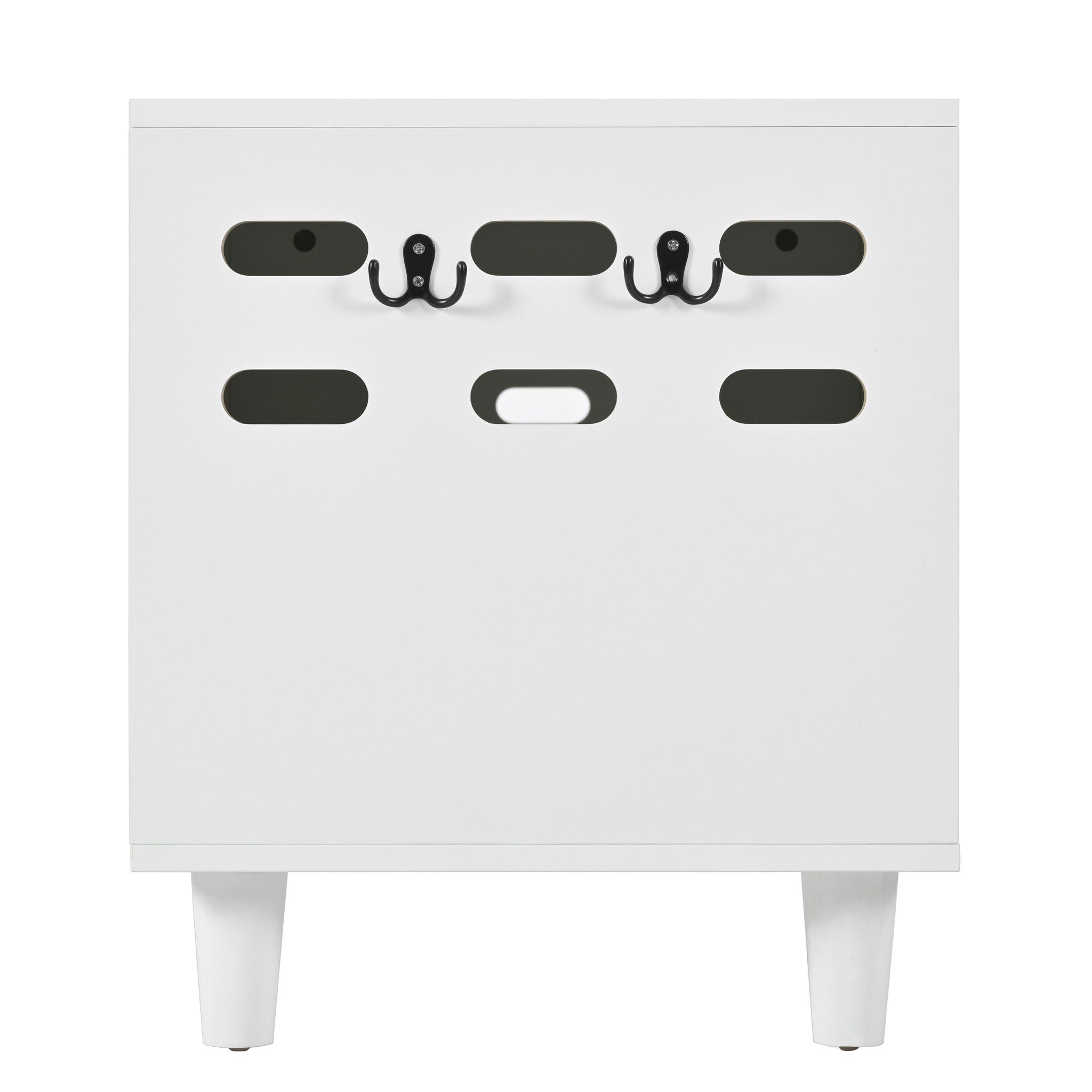 Furniture Style Cat Cabinet Cat Litter Box With Sisal Scratching Door - Cream White