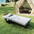 78"×31" Folding Bed with Headboard & USB Charging Station