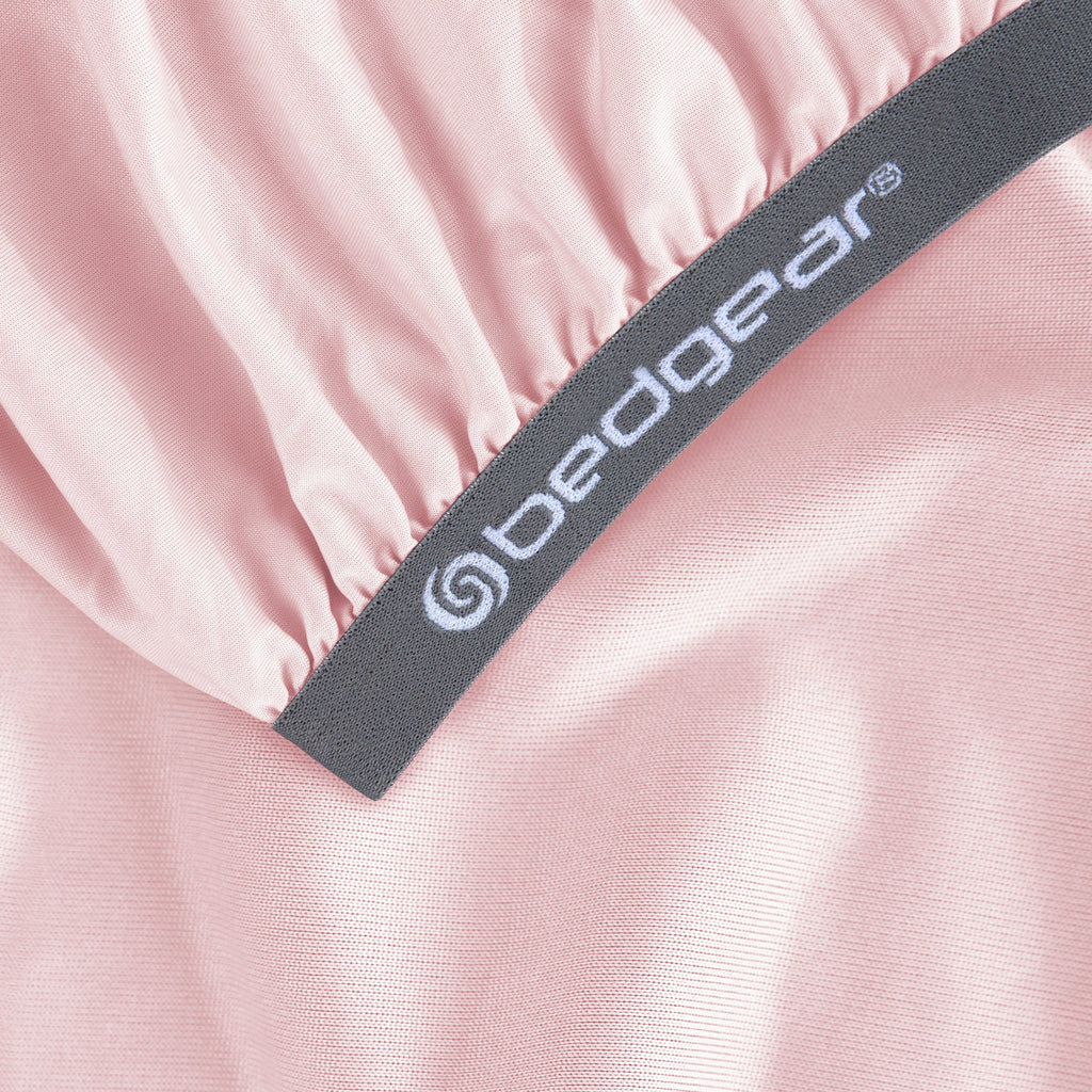 BedGear Hyper-Linen Crib Sheet, Light Pink