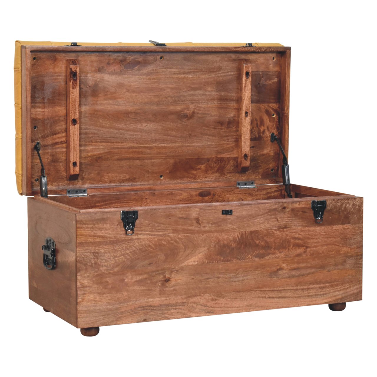 Solid Wood Buffalo Hide Honey