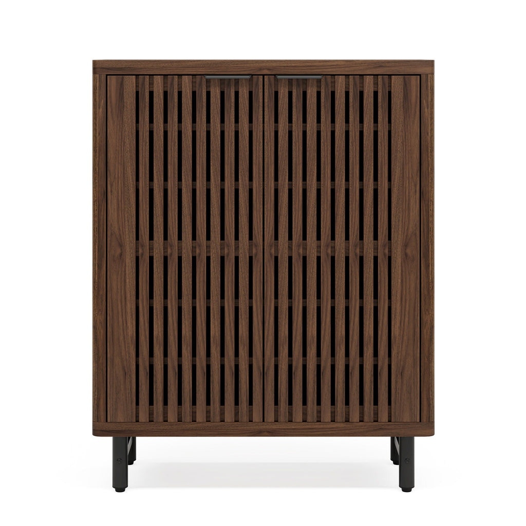 6 Tier Shoe Cabinet With Louvered Doors