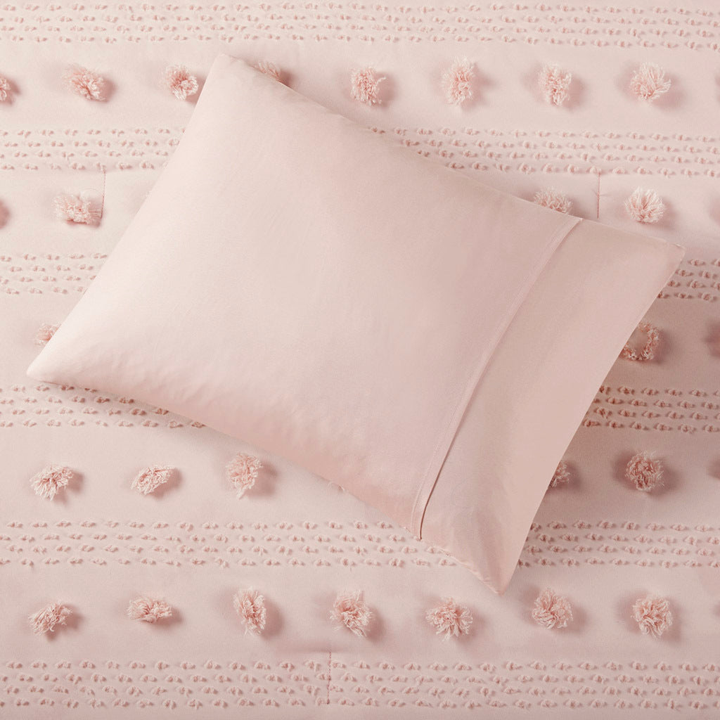 Full/Queen Clip Jacquard Comforter Set