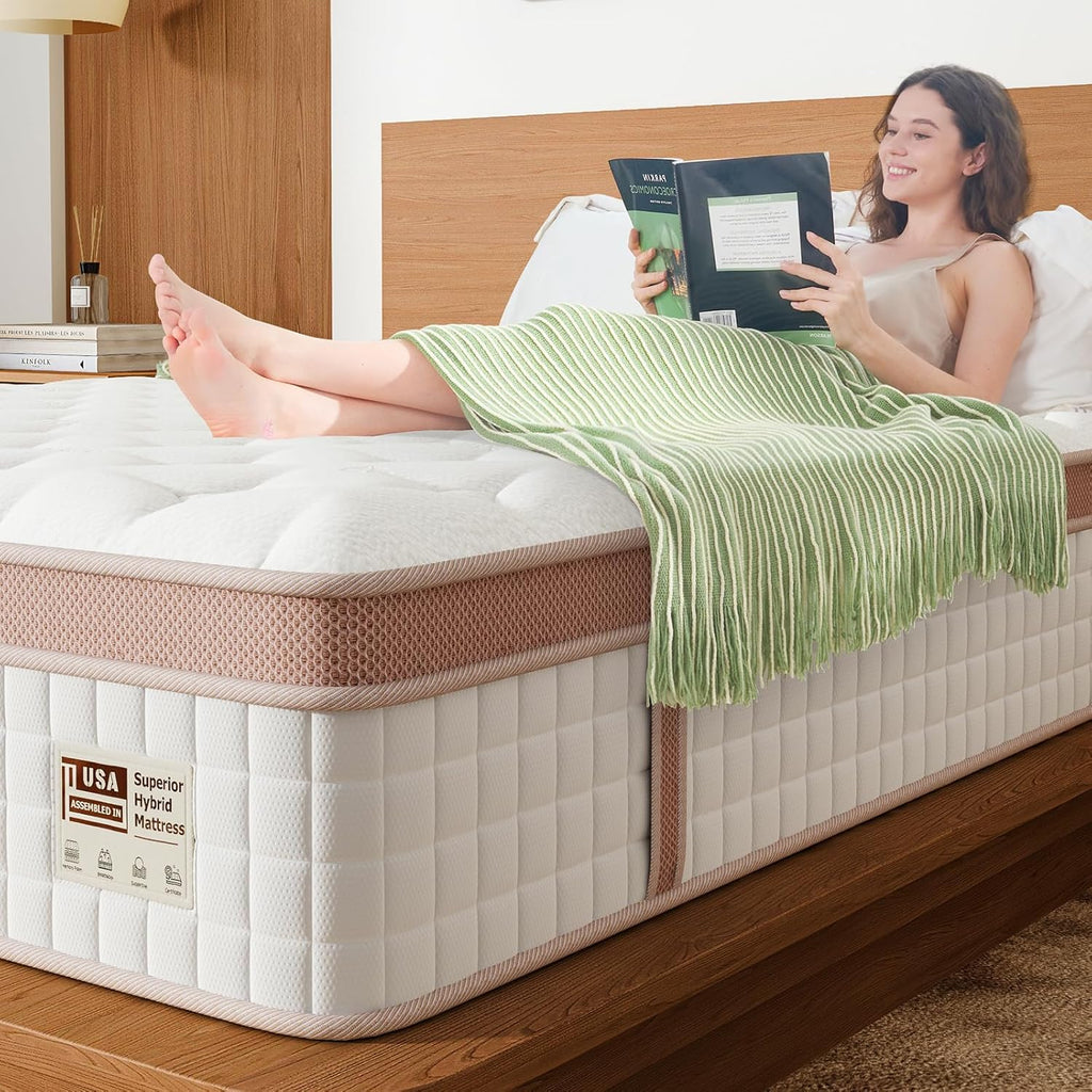 14 Inch Firm Hybrid Mattress – Queen Size