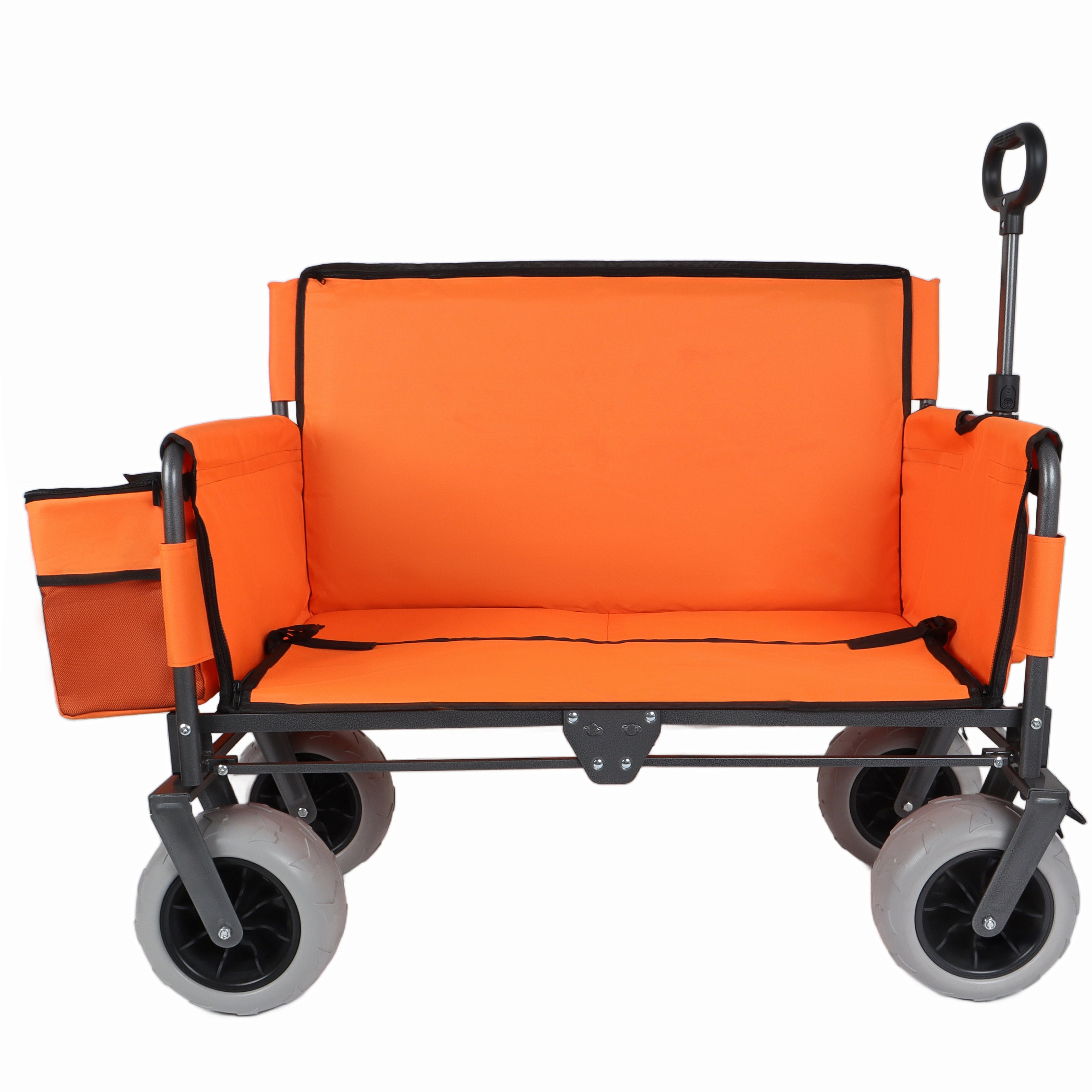 3-in-1 Folding Wagon with Bench Seat