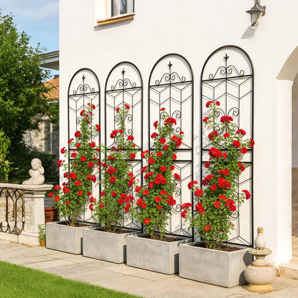4 Pack Metal Garden Trellis