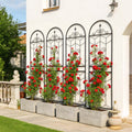 4 Pack Metal Garden Trellis