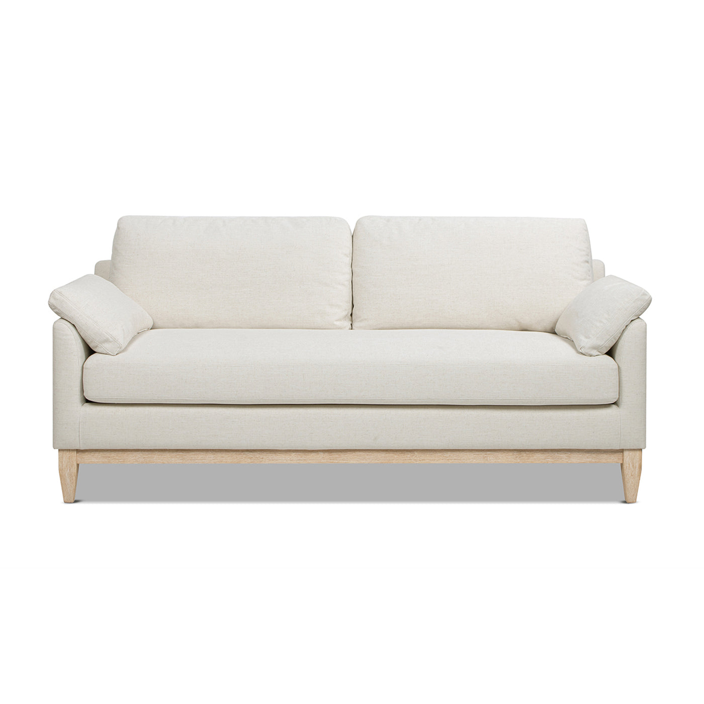 Pasadena 75.5" Modern Farmhouse Sofa in Flax