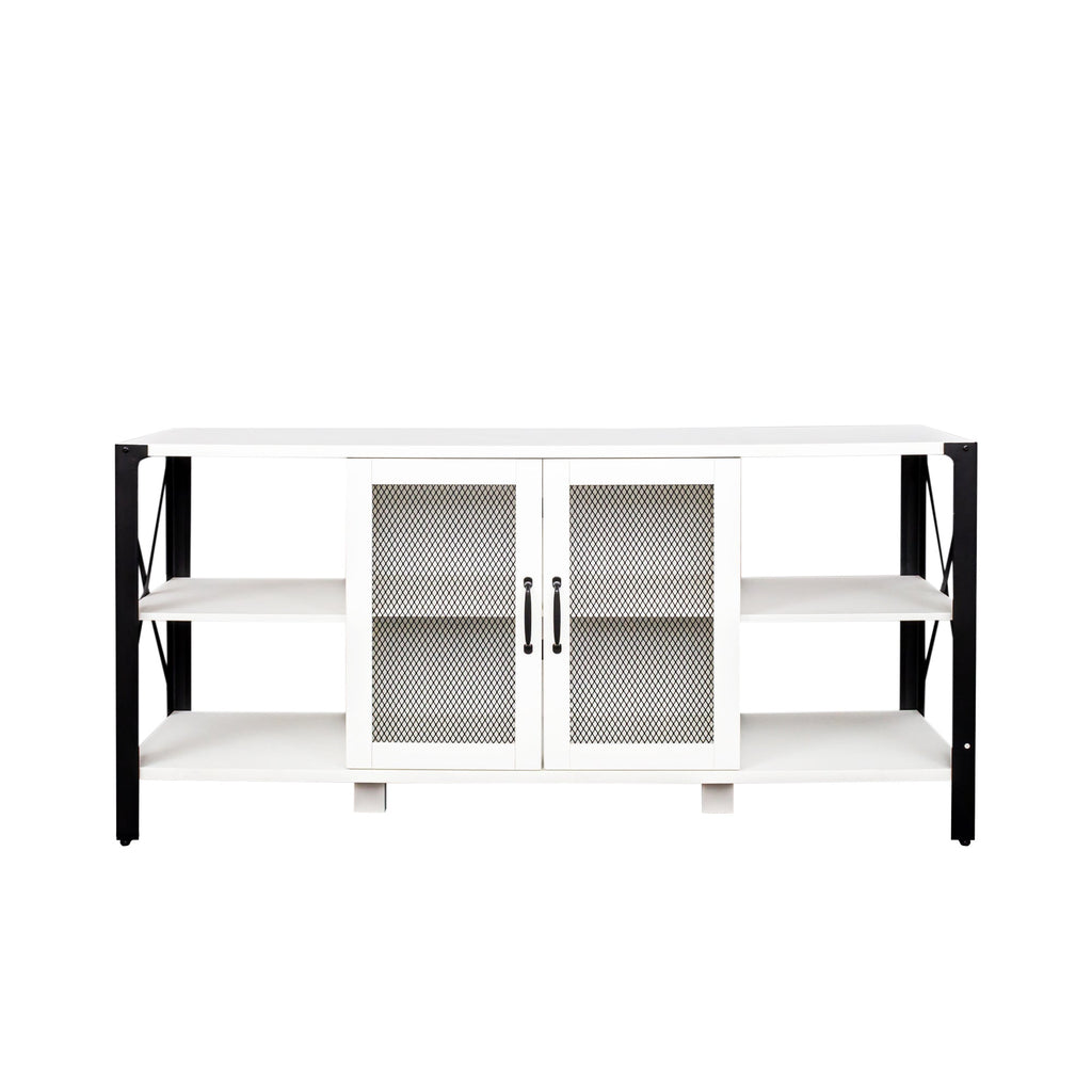 Industrial TV Stand for Living Room and Bedroom