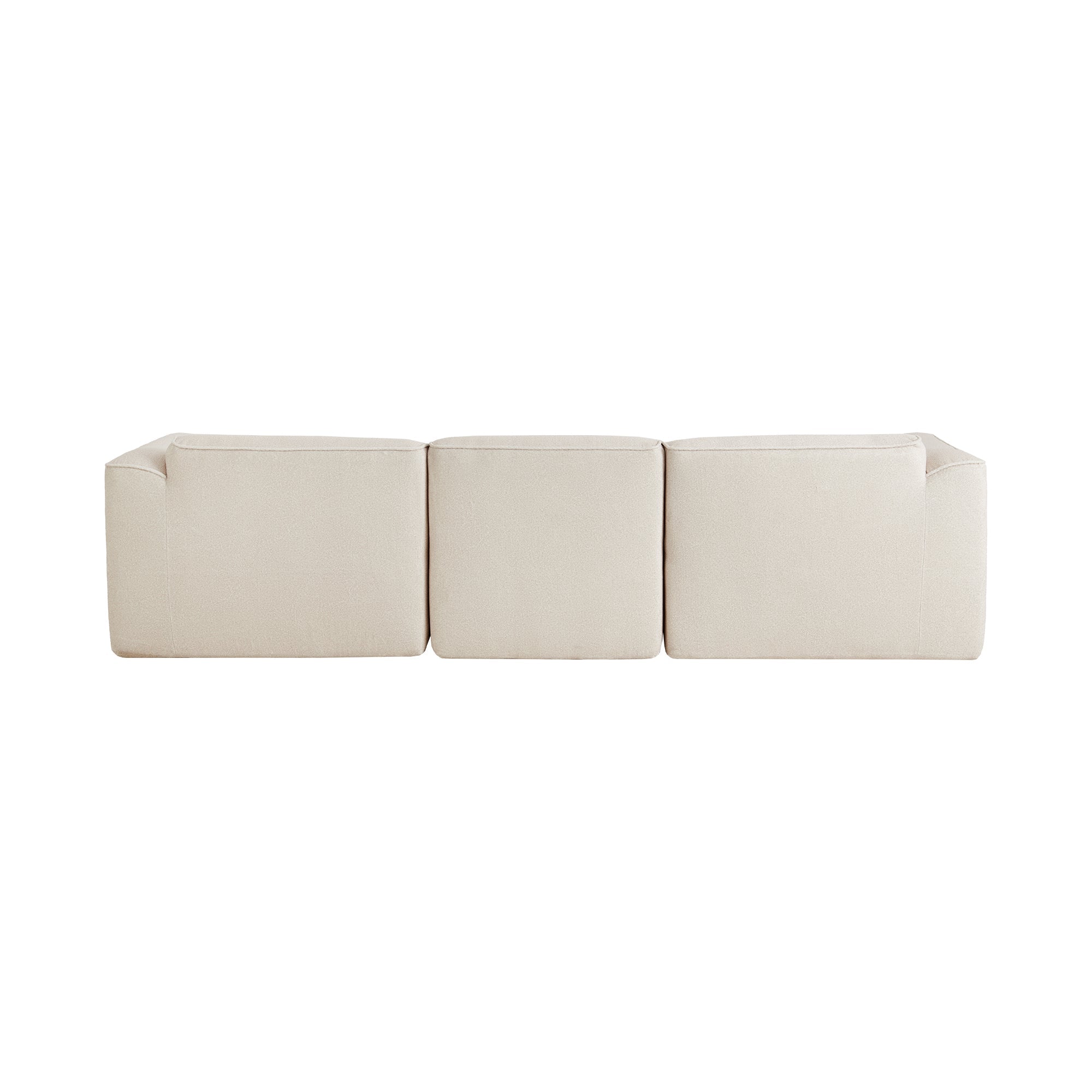 U_Style Luxury Living Room Double-Needle Cut Velvet Sofa