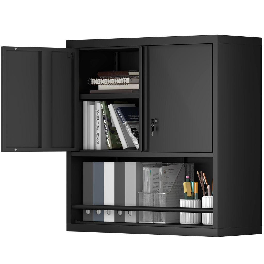 Metal Adjustable 2 Doors Storage Cabinet
