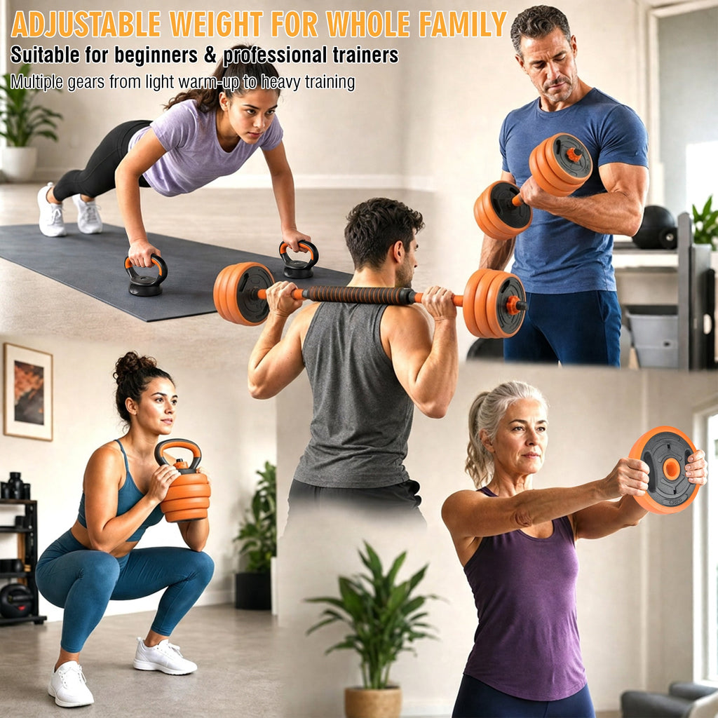 66LB Adjustable Dumbbell Set