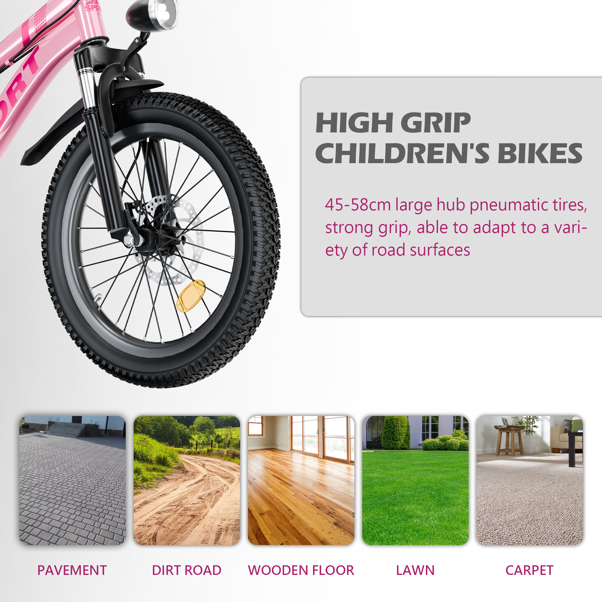 24 Inch Kids Mountain Bike for Boys & Girls Ages 7-12