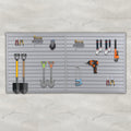 Heavy Duty PVC Slatwall Garage Organizer, 8ft x 4ft