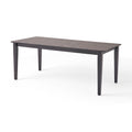 Farmhouse Charm Dining Table With Square Leg