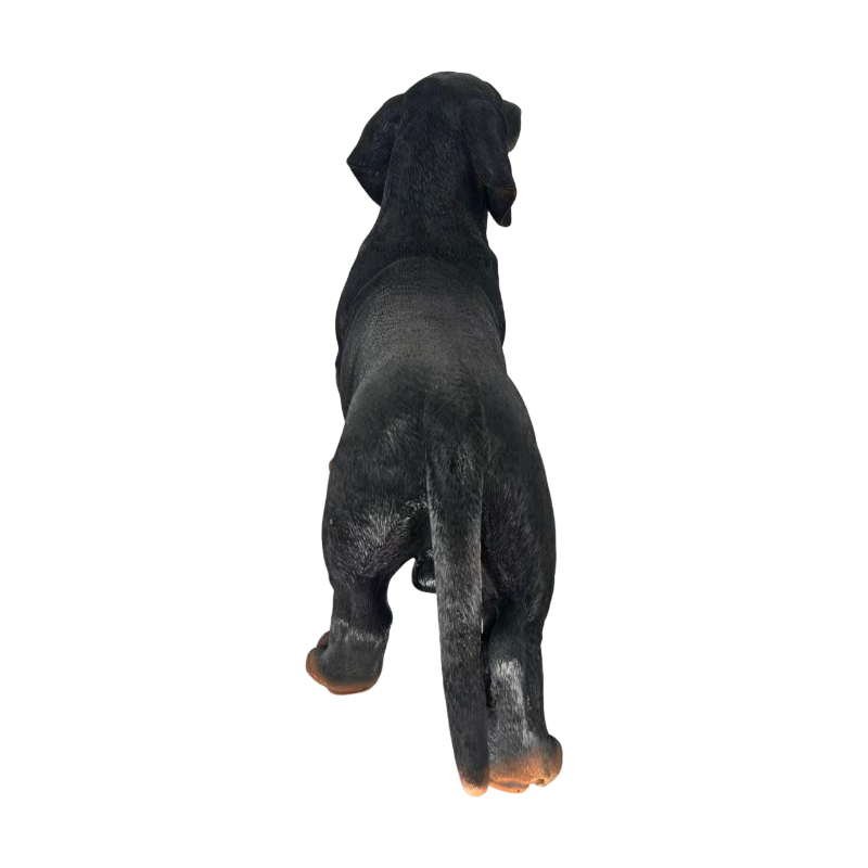 26" Black And Tan Dachshund Statue