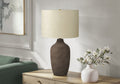 Lighting, Table Lamp, Ceramic, Resin, Contemporary - Gray