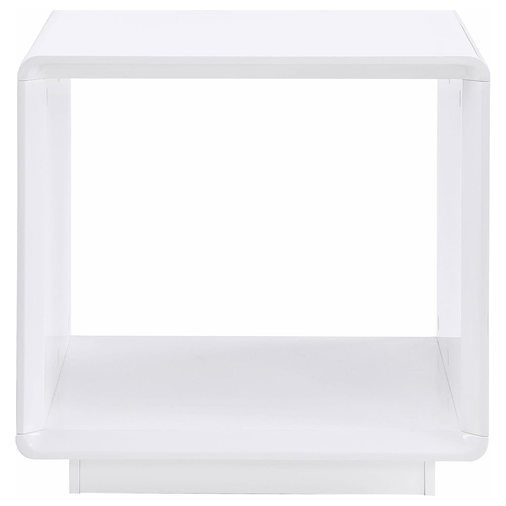 Fletcher - 2 Piece Coffee And End Table Set - Gloss White