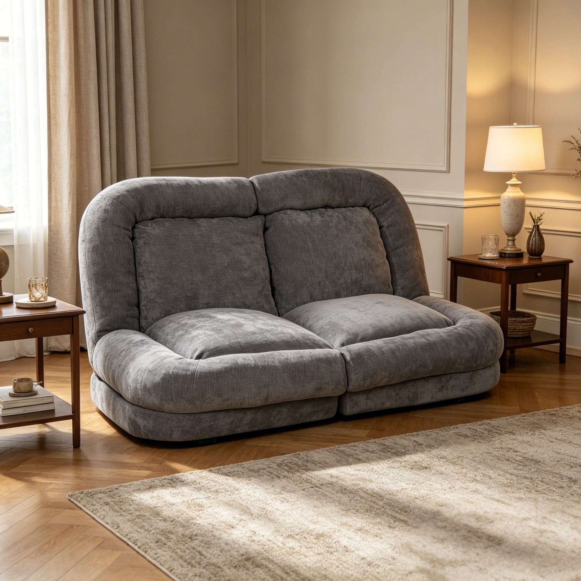 Convertible Fold-Out Double Sofa Bed