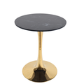 Mid-Century Black Marble Tulip Table
