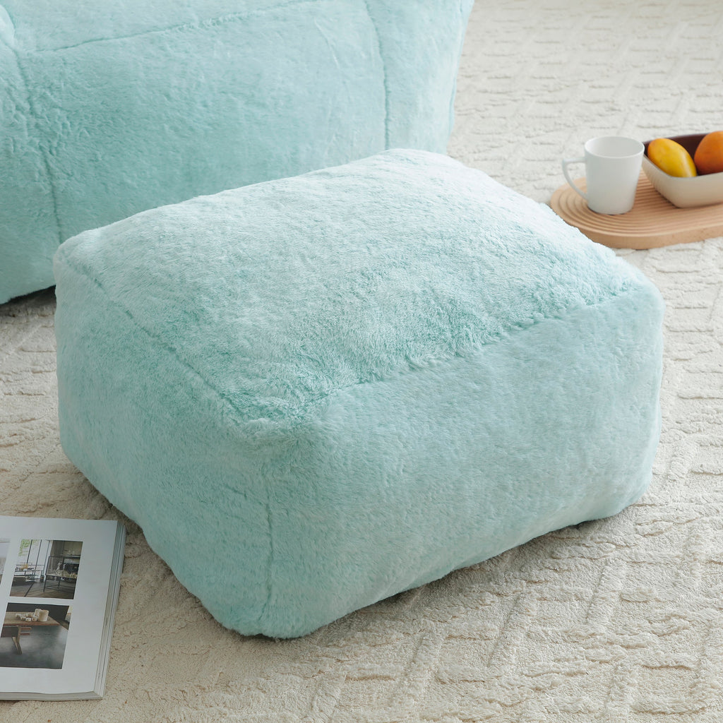 Giant Bean Bag Chair with Footstool