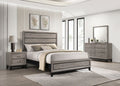 Valen Four-piece Eastern King Bedroom Set Light Taupe